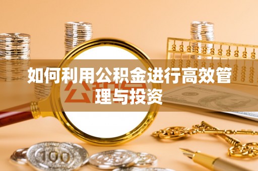 营山如何利用公积金进行高效管理与投资